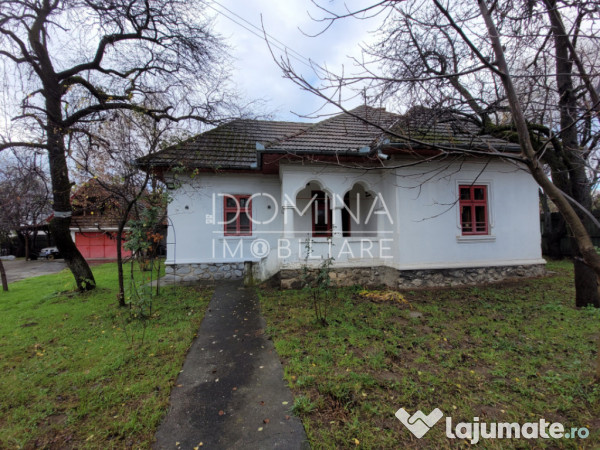 Casă tradițională, în centrul satului Polovragi