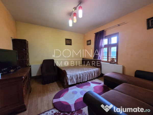 Casă tradițională, în centrul satului Polovragi