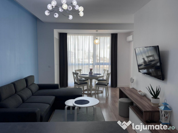 Apartament modern Mamaia Sat – 2 camere mobilate, utilate,
