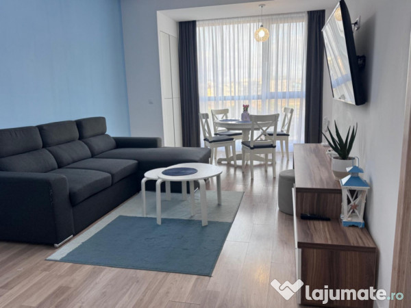 Apartament modern Mamaia Sat – 2 camere mobilate, utilate,