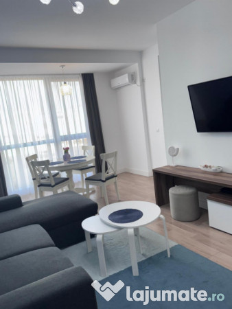 Apartament modern Mamaia Sat – 2 camere mobilate, utilate,