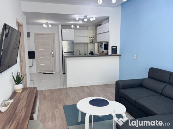 Apartament modern Mamaia Sat – 2 camere mobilate, utilate,