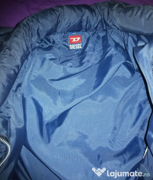 Geacă Firmă Diesel bărbătească albastru marin 