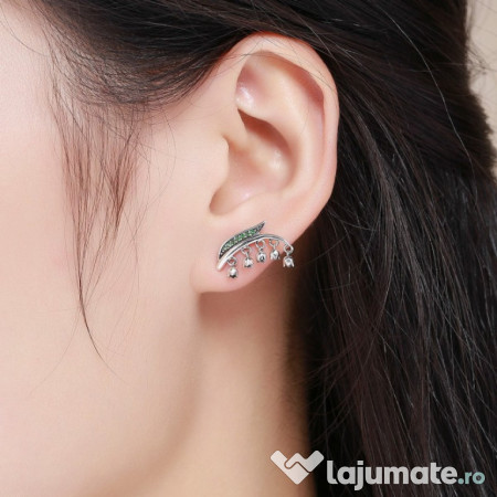 Cercei argint lacramioara