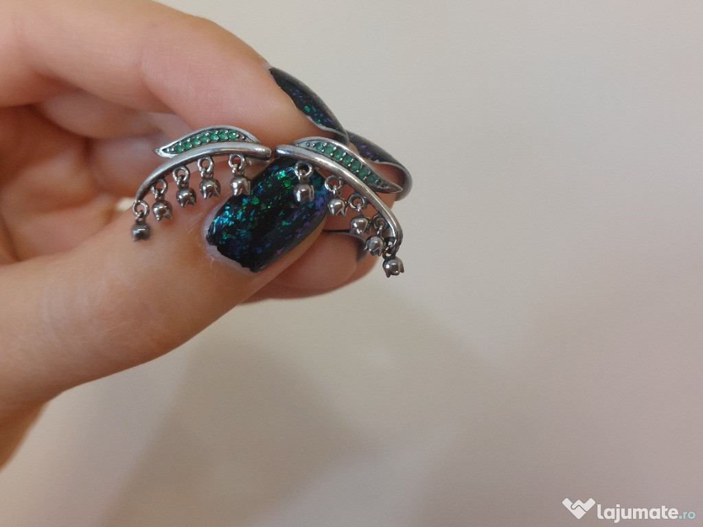 Cercei argint lacramioara