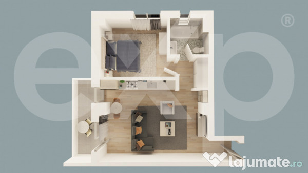 Apartament 2 camere in Mioveni | Bloc Nou | Comision 0%