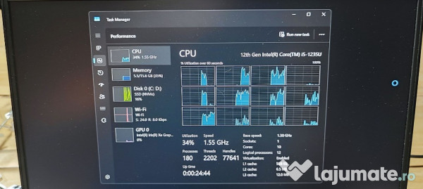 Laptop Lenovo ThinkPad E14 Gen4 Procesor 12th Gen i5 1235U at 4.4GHz