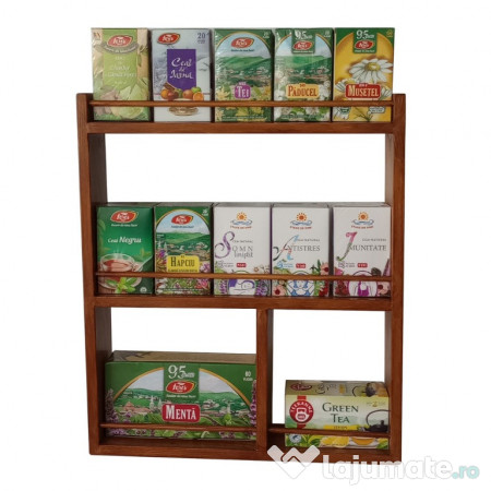 Raft hand-made din lemn de brad – rustic, bucatarie & baie