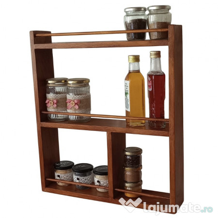 Raft hand-made din lemn de brad – rustic, bucatarie & baie