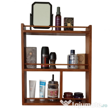 Raft hand-made din lemn de brad – rustic, bucatarie & baie