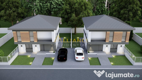 Vila , 110 mp utili, 4 camere - Complex nou (16 vile)