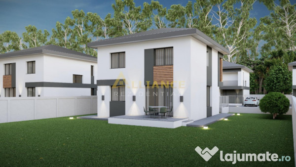 Vila , 110 mp utili, 4 camere - Complex nou (16 vile)