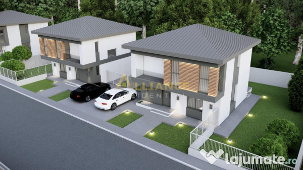 Vila , 110 mp utili, 4 camere - Complex nou (16 vile)