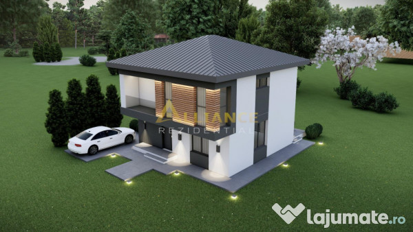 Vila , 110 mp utili, 4 camere - Complex nou (16 vile)