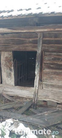 Pivnița de lemn veche de peste 100 ani central 