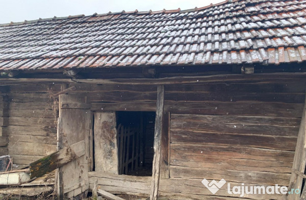 Pivnița de lemn veche de peste 100 ani central 