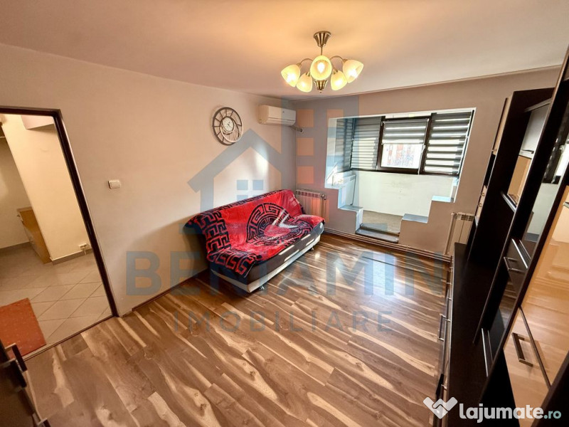 2 Camere-Etaj 3-Centrala Termica-Mobilat-Utilat-Zona Buna... 