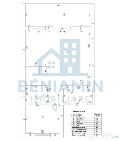 Casa P+1 Toate utilitatile 400mp teren-3 dormitoare-3 bai... 