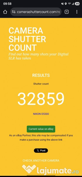 Aparat foto DSLR Nikon D5300 