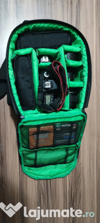 Canon 80D + obiective + stabilizator – kit foto-video complet