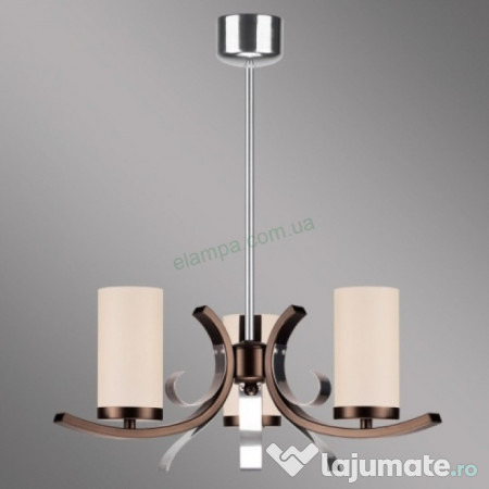 Lustra Marami crom - maro, 3 surse de lumina 