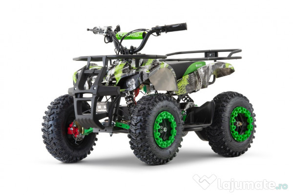 ATV electric NITRO Torino Quad 1200W 48V snowy tyres, red Grafiti 