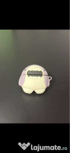 Husă AirPods gen 4 – design rechin, cool & protectiv 