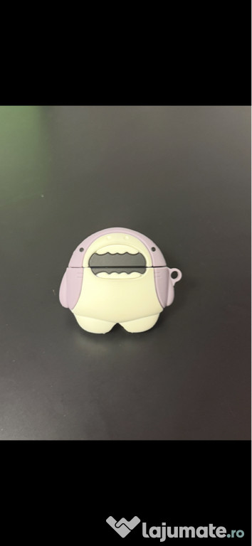 Husă AirPods gen 4 – design rechin, cool & protectiv 