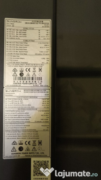 Invertor pentru sistem fotovoltaic trifazat Sungrow SG4.0RT 