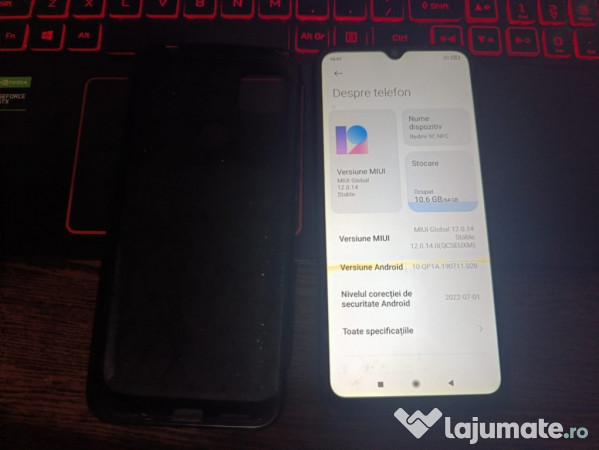 Telefon+husa Xiaomi Redmi 9C NFC 64GB 