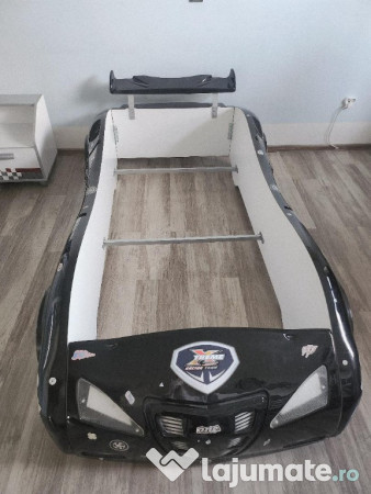 Pat masina copil-oferta speciala (telecomanda,led,sunete) 