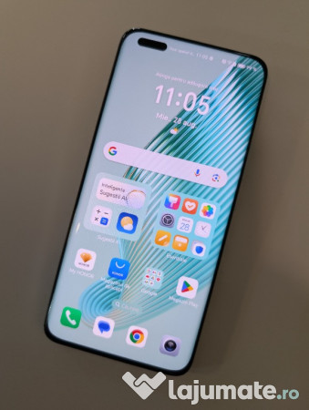 Telefon Honor Magic 5 Pro 5G, 512GB, 12GB RAM, Dual SIM, Meadow Green