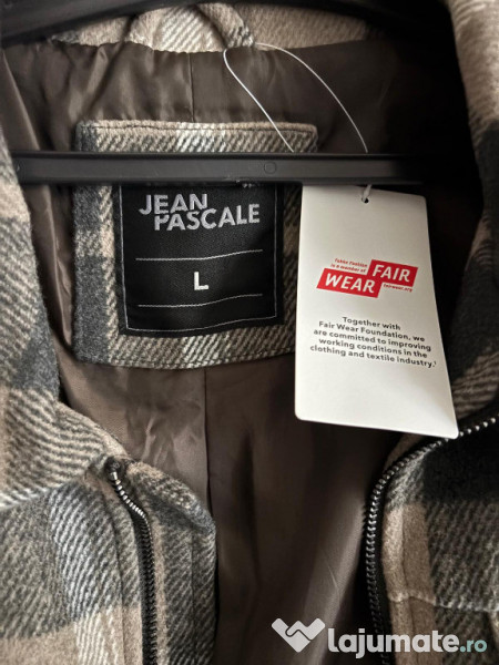 Jachetă - Design alb-gri - Bej 