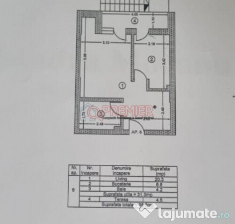 Popesti - Solstitiului - garsoniera cu gradina si boxa