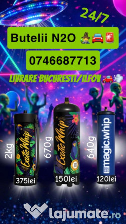 Butelie Exotic Whip + Magic Livrare NON-STOP 