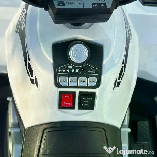 ATV electric pt. 2 copii 4x4 Kinderauto SuperOffroad V2 4x45W White