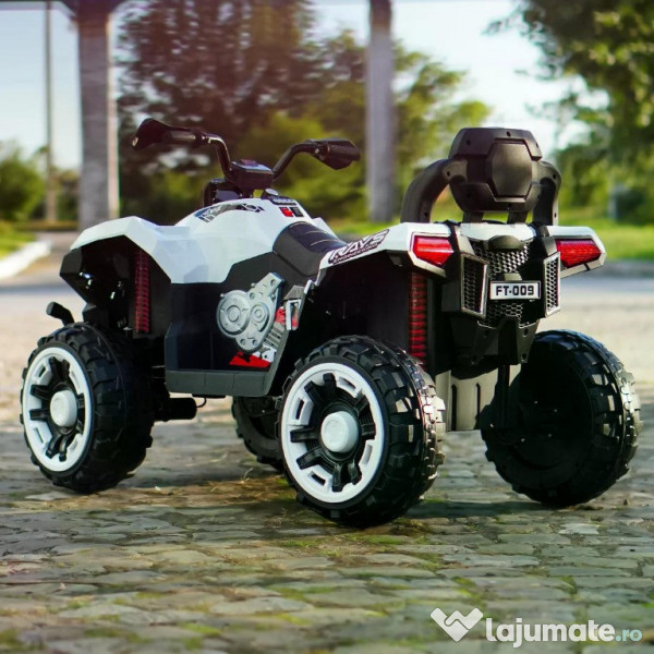 ATV electric pt. 2 copii 4x4 Kinderauto SuperOffroad V2 4x45W White