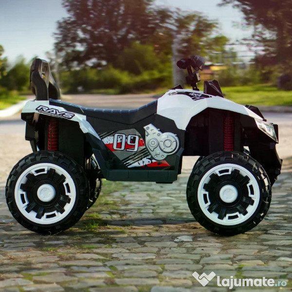 ATV electric pt. 2 copii 4x4 Kinderauto SuperOffroad V2 4x45W White