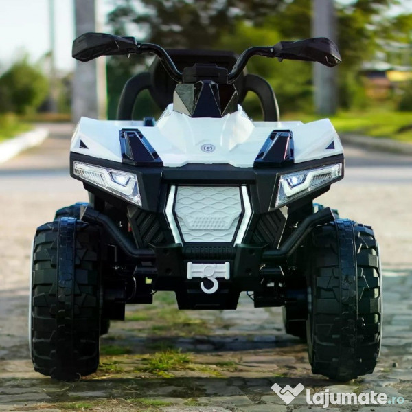 ATV electric pt. 2 copii 4x4 Kinderauto SuperOffroad V2 4x45W White