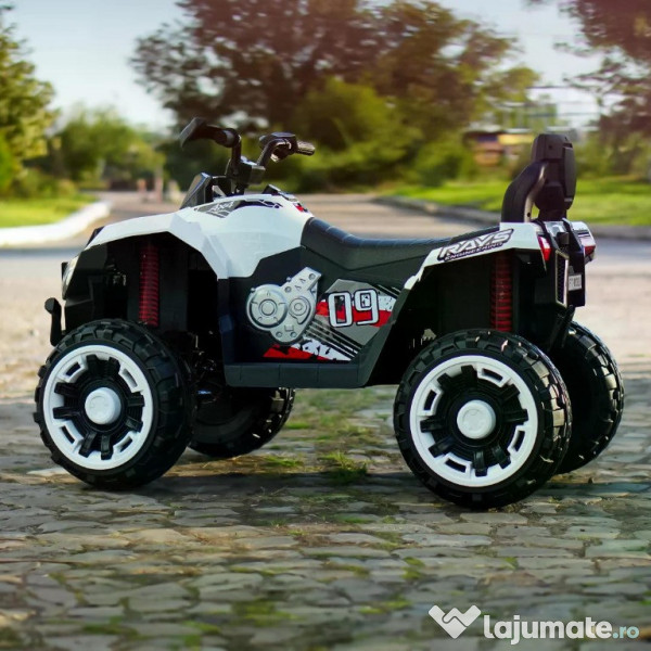 ATV electric pt. 2 copii 4x4 Kinderauto SuperOffroad V2 4x45W White