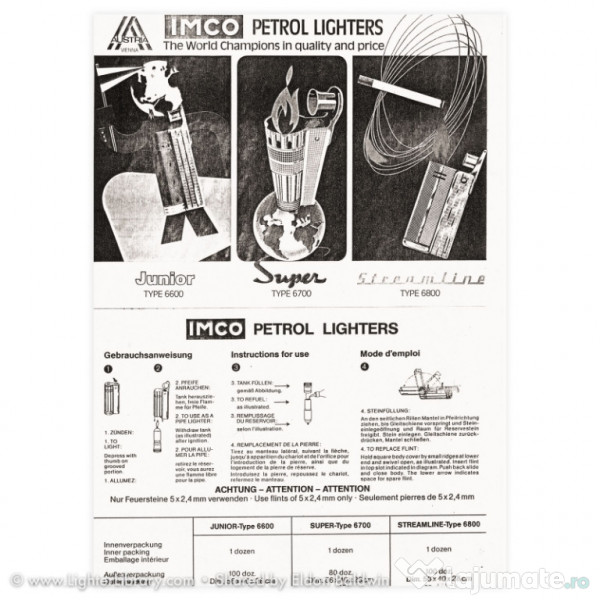 Bricheta Imco TRIPLEX Streamline 