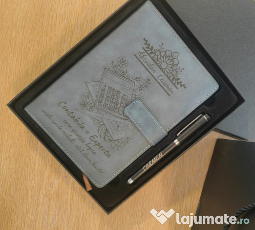 Set agenda+pix/termos personalizate 