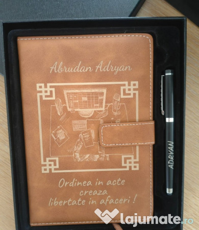 Set agenda+pix/termos personalizate 