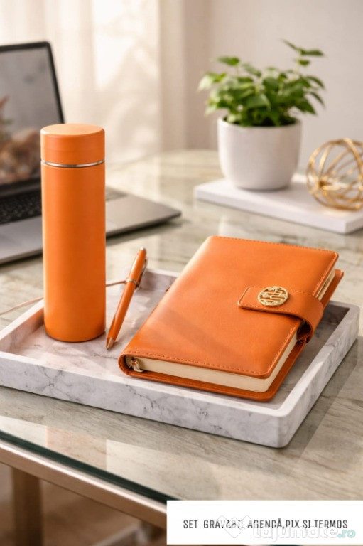 Set agenda+pix/termos personalizate 