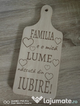 Obiecte utile din bambus/lemn personalizate 