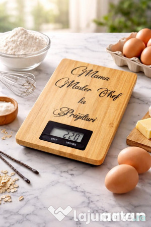 Obiecte utile din bambus/lemn personalizate 