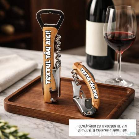 Obiecte utile din bambus/lemn personalizate 