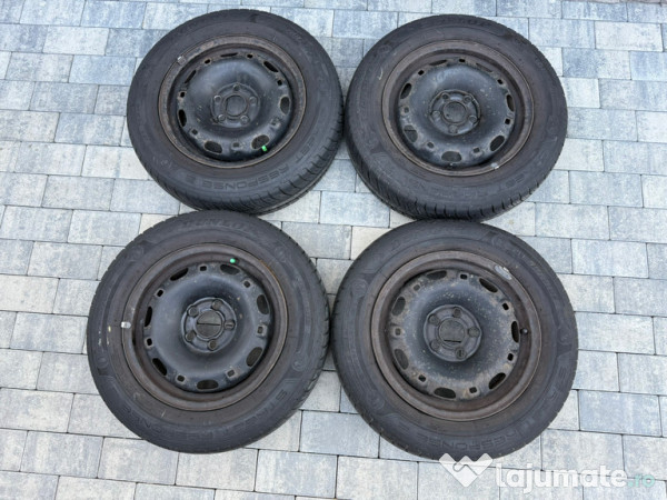 Set jante VW POLO cu cauciucuri DUNLOP 165/70/14!