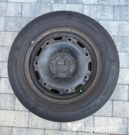 Set jante VW POLO cu cauciucuri DUNLOP 165/70/14!