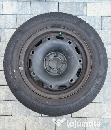 Set jante VW POLO cu cauciucuri DUNLOP 165/70/14!